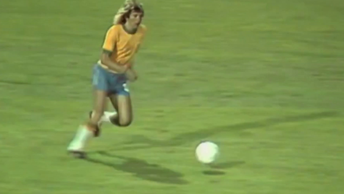 Marinho Chagas na Copa de 1974 (Foto: Reprodução / FifaTV)