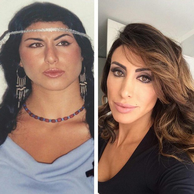 Antes e depois de Jaque Khury: inacreditável! (Foto: Reprodução / Instagram)