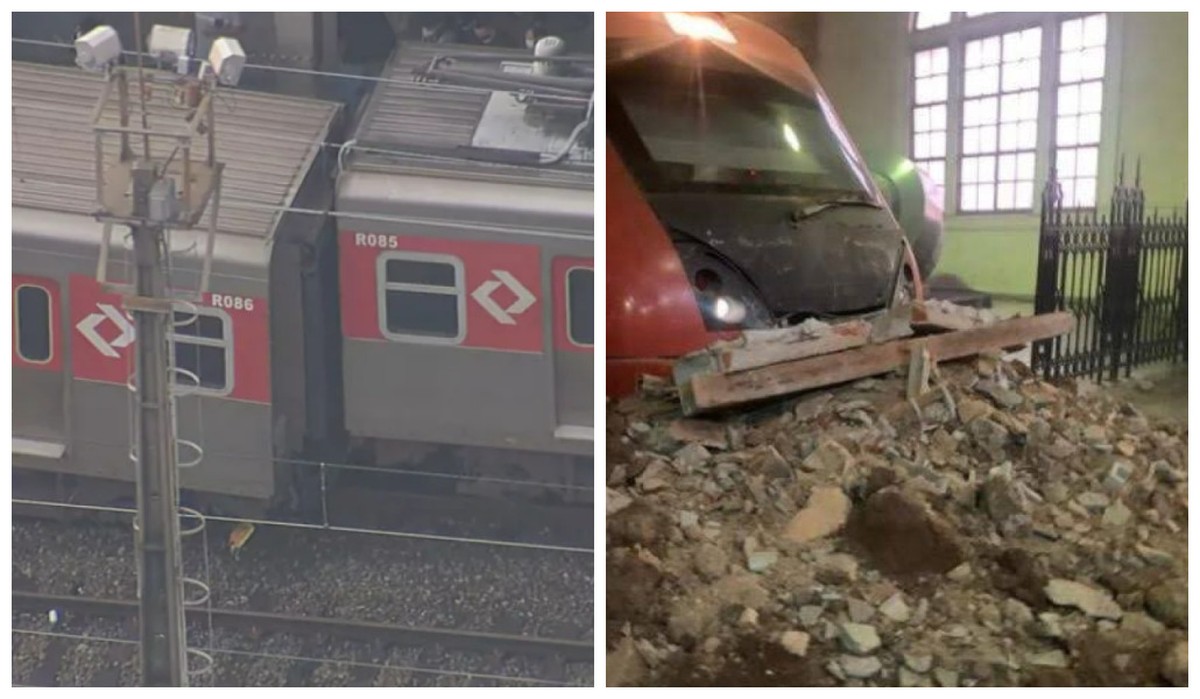Trem que descarrilou na Linha 8-Diamante nesta quarta é o mesmo que ...