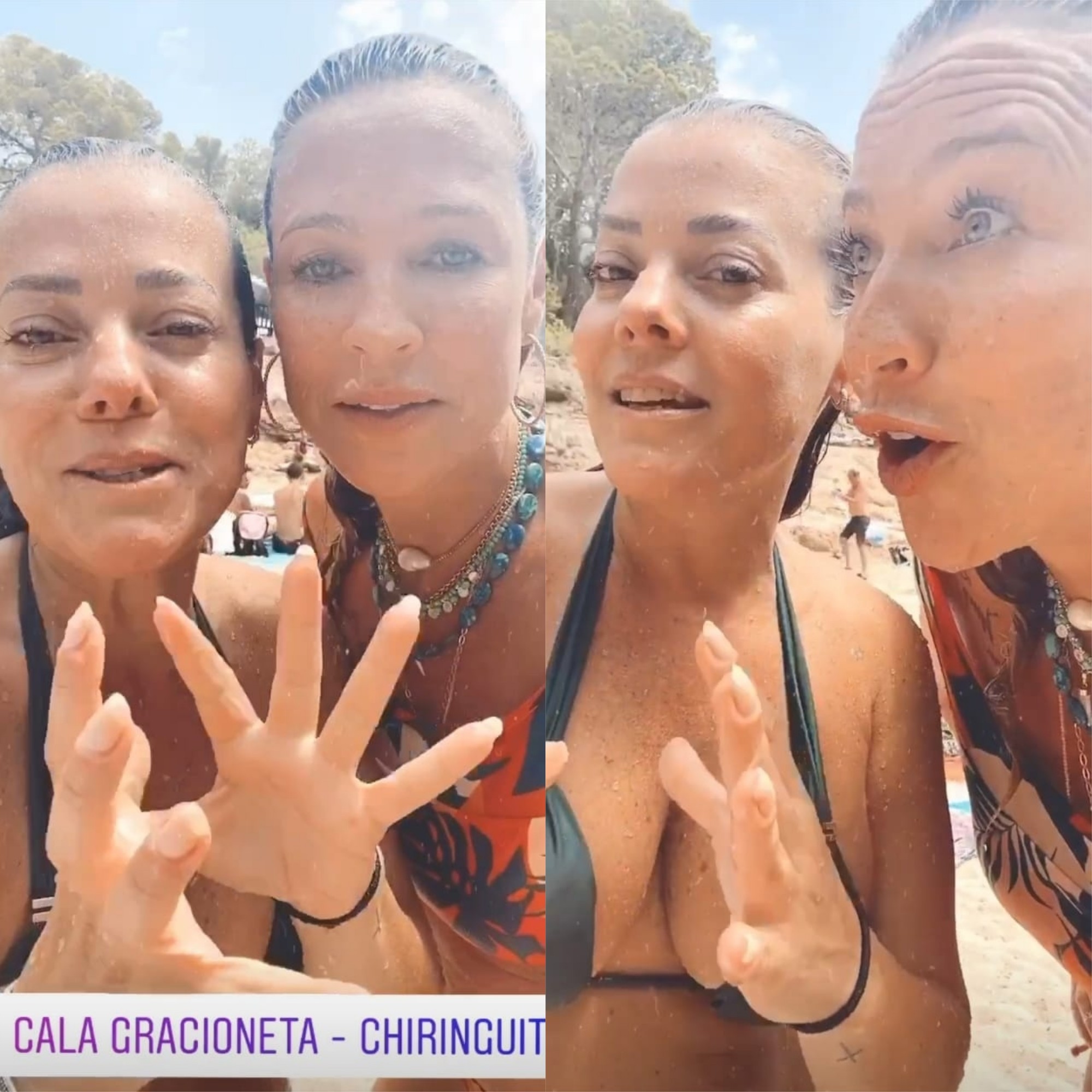 Luana Piovani e amiga contam as aventuras do último dia em Ibiza (Foto: Reprodução/Instagram)