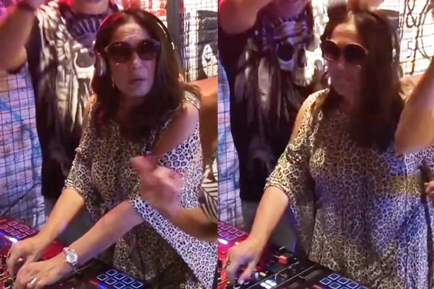 Susana Vieira é DJ por uma noite no aniversário do filho (Foto: Reprodução/Instagram)