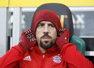 Franck Ribery Borussia Mönchengladbach x Bayern de Munique (Foto: Reuters)