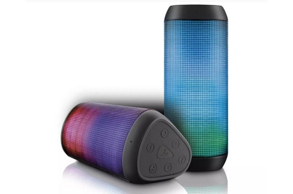 Caixa de som Multilaser Music Box SP192 tem iluminaÃ§Ã£o LED (Foto: DivulgaÃ§Ã£o/Multilaser)