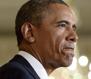 Barack Obama em discurso na Casa Branca (Foto: Agência EFE)