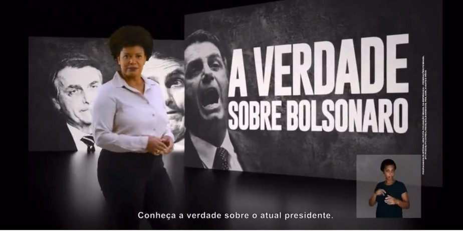 Propaganda da campanha de Lula divulgada nesta terça-feira sobe tom contra Bolsonaro