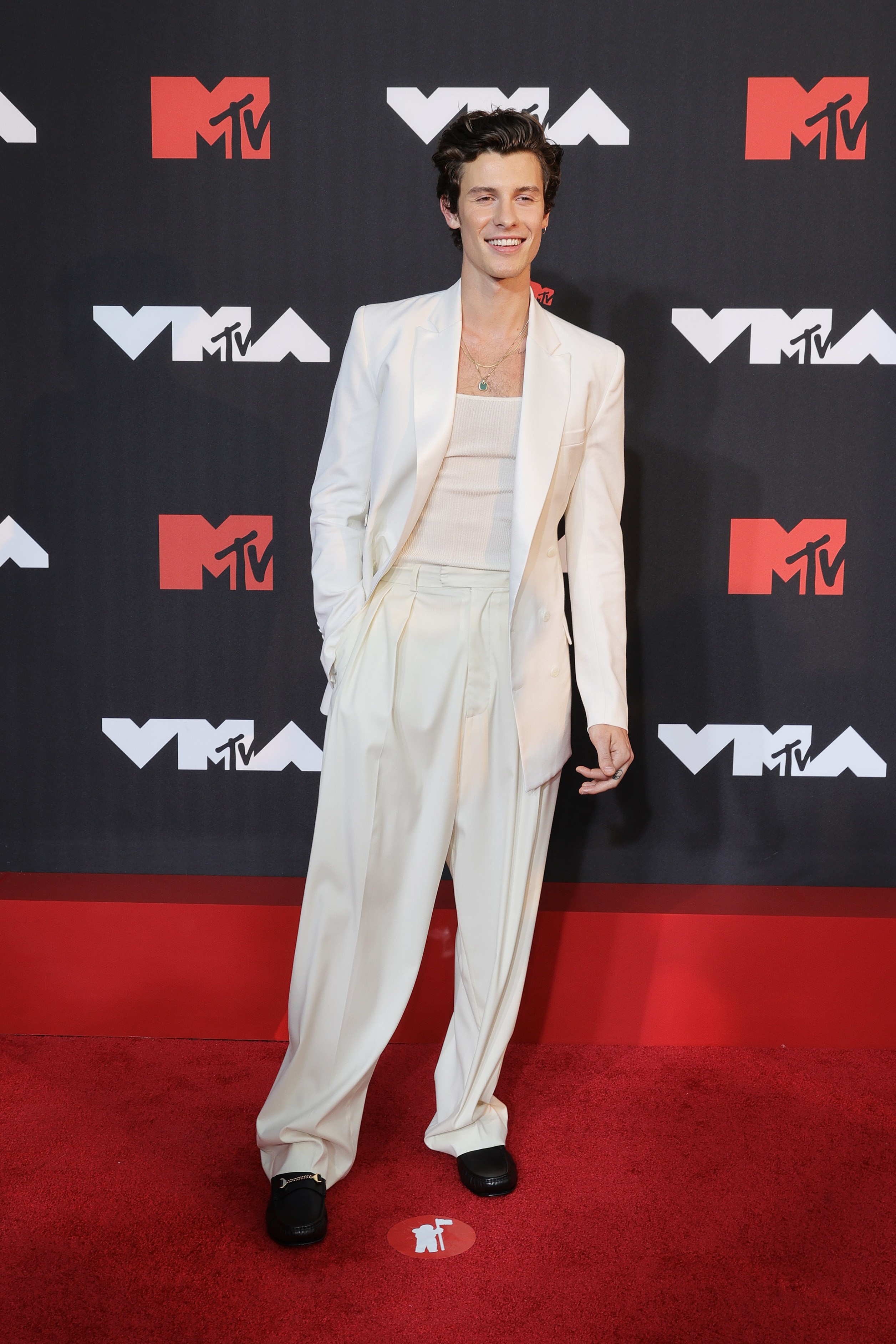 NEW YORK, NEW YORK - SEPTEMBER 12: Shawn Mendes attends the 2021 MTV Video Music Awards at Barclays Center on September 12, 2021 in the Brooklyn borough of New York City. (Photo by Jamie McCarthy/Getty Images for MTV/ ViacomCBS) (Foto: Getty Images for MTV/ViacomCBS)