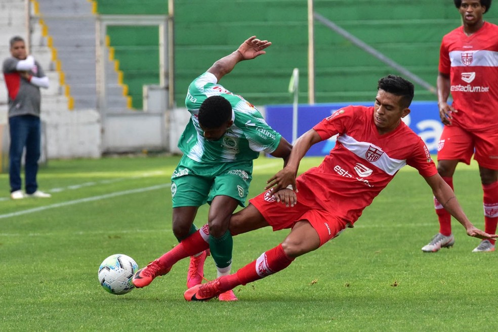 Galo saiu na desvantagem contra o Juventude — Foto: Arthur Dallegrave/E.C.Juventude