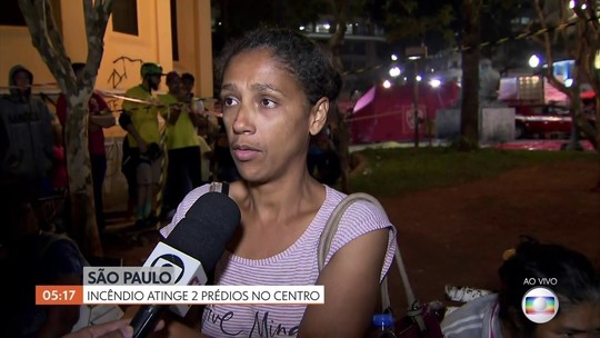 'Acordei com o meu marido gritando: fogo!', relata moradora