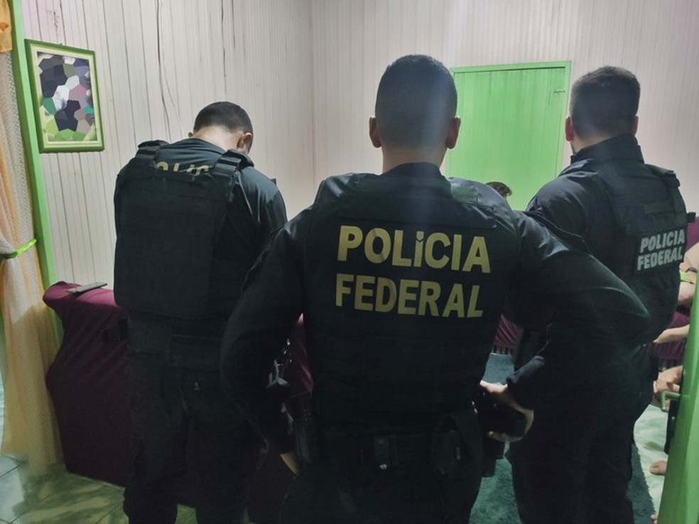 Operação da PF cumpre sete mandados judiciais contra o tráfico de drogas no interior do Acre — Foto: Arquivo/PF-AC