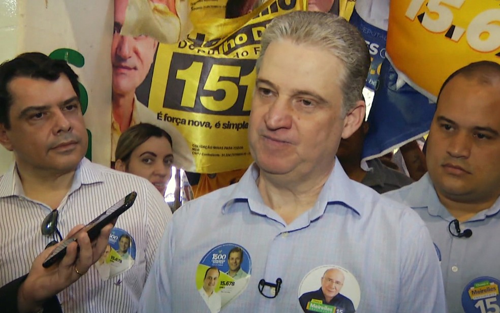 Adalclever Lopes, candidato ao governo de Minas Gerais pelo MDB — Foto: Reprodução/TV Globo