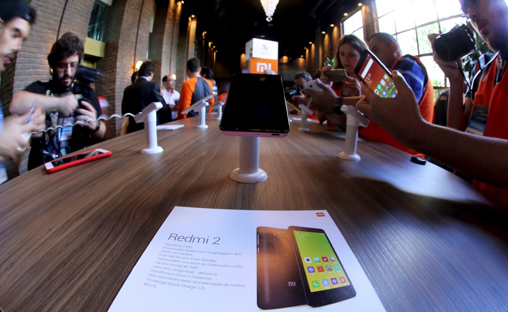 Com retorno ao Brasil, Xiaomi lançou também loja própria no país. — Foto: Paulo Whitaker/Reuters