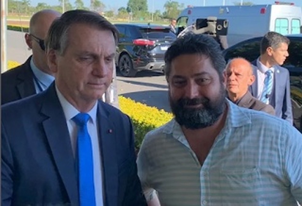 João Carlos Baldané apontado como o responsável por fretar um ônibus no dia 6 de janeiro de São José do Rio Preto, em São Paulo, com destino a Brasília — Foto: Reprodução
