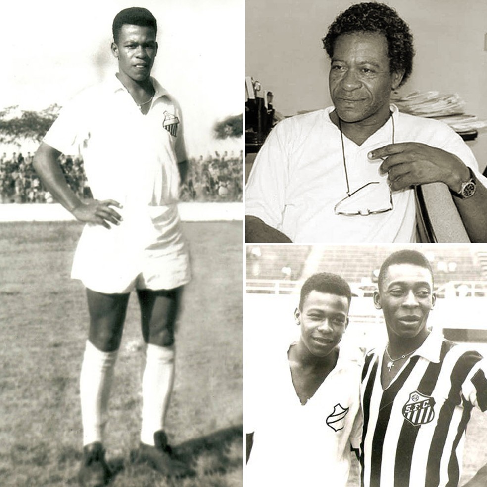 Zoca, irmão de Pelé, faleceu na quarta-feira — Foto: Reprodução / Santos FC
