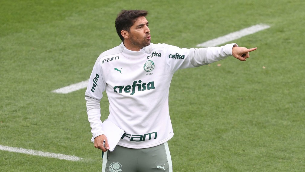 Abel Ferreira, técnico do Palmeiras — Foto: Cesar Greco / Ag. Palmeiras