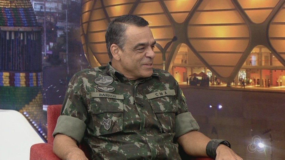 General Manoel de Barros, comandante da Operação Acolhida — Foto: Reprodução/Rede Amazônica