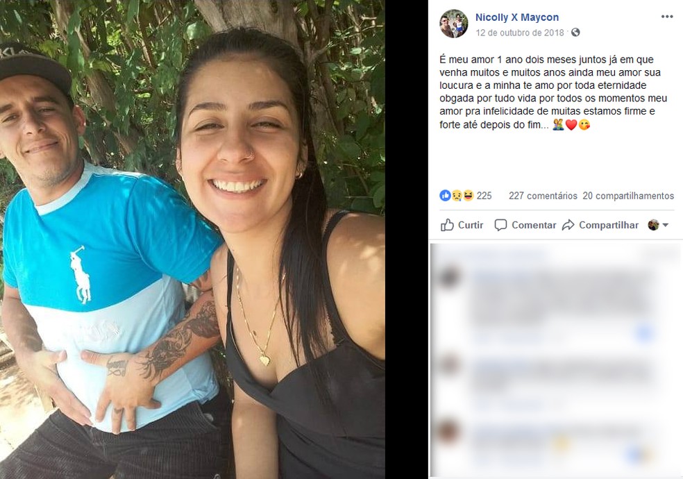 Jovem foi morta pelo ex-namorado no CDP de Jundiaí — Foto: Reprodução/Facebook