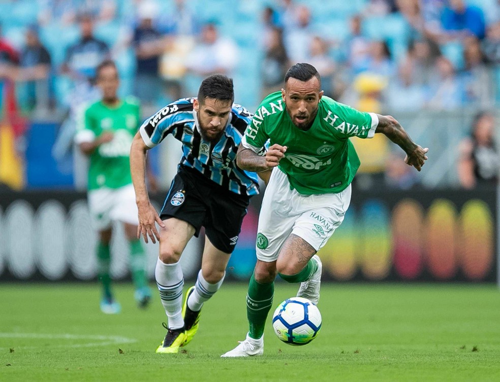 Leandro Pereira fez 11 gols pela Chapecoense em 2018 — Foto: LIAMARA POLLI/ESTADÃO CONTEÚDO