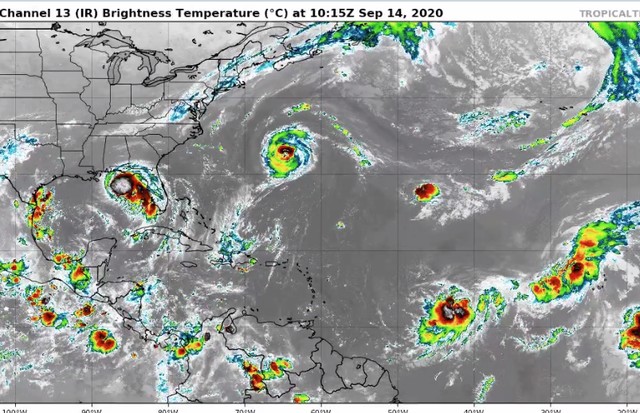 Cinco furacões estão ativos ao mesmo tempo no Atlântico pela segunda vez na história (Foto: Reprodução/Instagram)