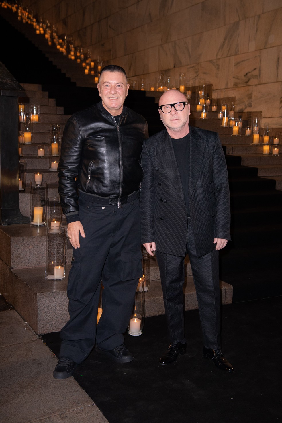 Os fundadores da grife, Stefano Gabbana e Domenico Dolce, seguem sendo os diretores criativos da grife italiana Dolce & Gabbana — Foto: Reuters/Sipa USA