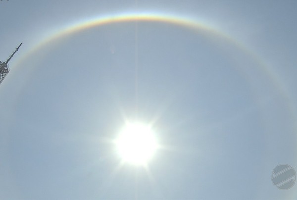 Fenomeno Halo Solar E Registrado No Ceu De Cuiaba Mato Grosso G1