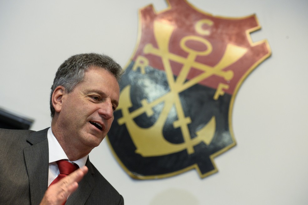 Rodolfo Landim passará os próximos dias no Ninho do Urubu — Foto: Agência FotoBr