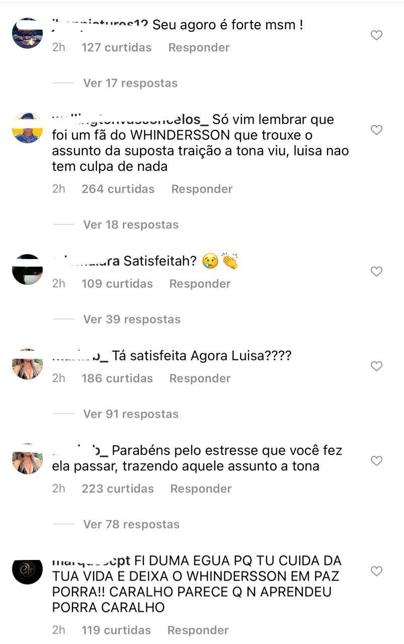 Luísa Sonza recebe ataques de haters após a morte do filho de Whindersson Nunes (Foto: Reprodução/Instagram)