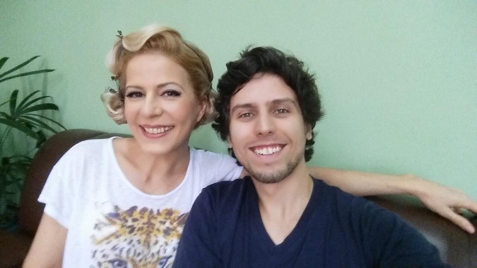 Paula Toller com o filho Gabriel  — Foto: reprodução/ instagram 