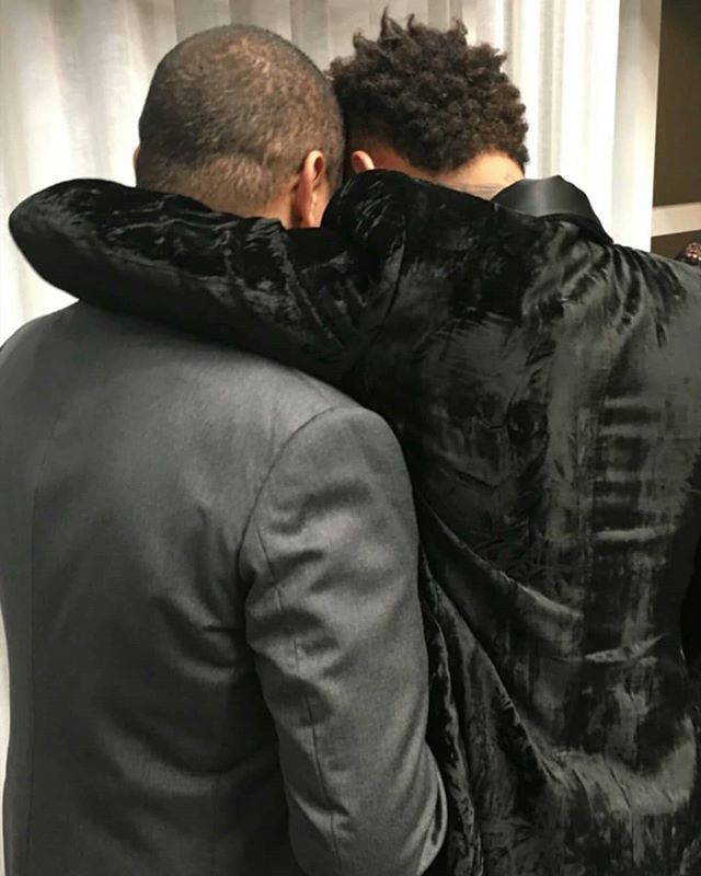 Neymar e o pai, Neymar Santos (Foto: Reprodução / Instagram)