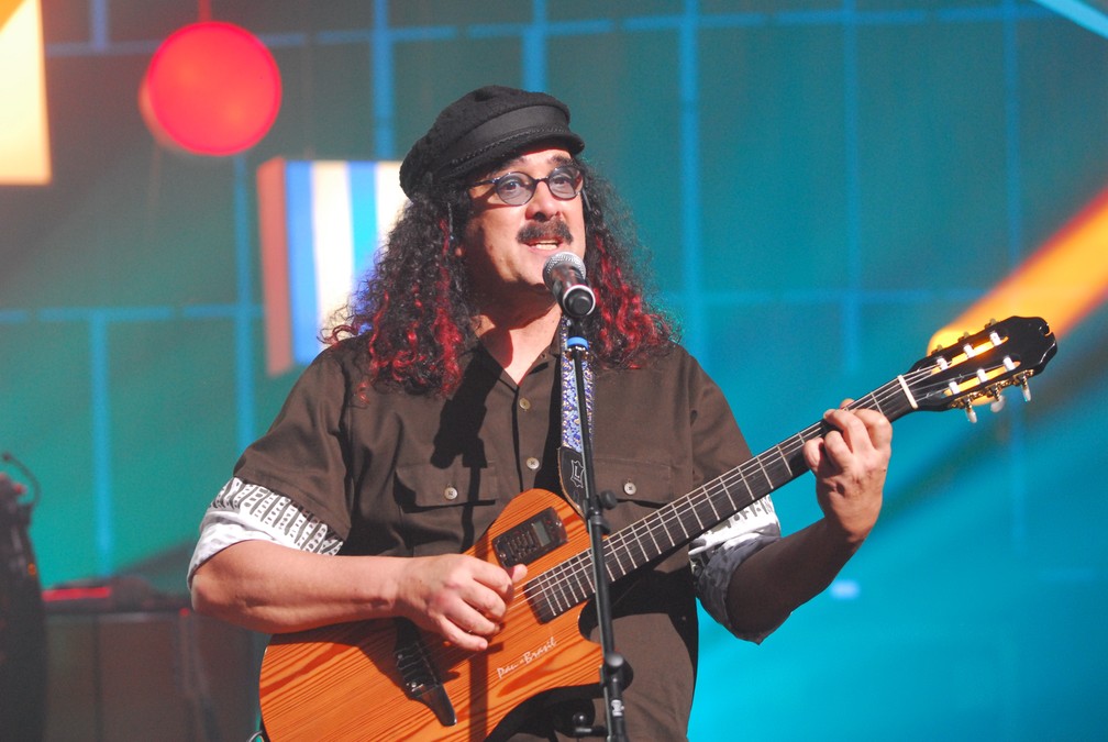 Moraes Moreira foi homenageado no programa Som Brasil em 2009 — Foto: TV Globo / Zé Paulo Cardeal