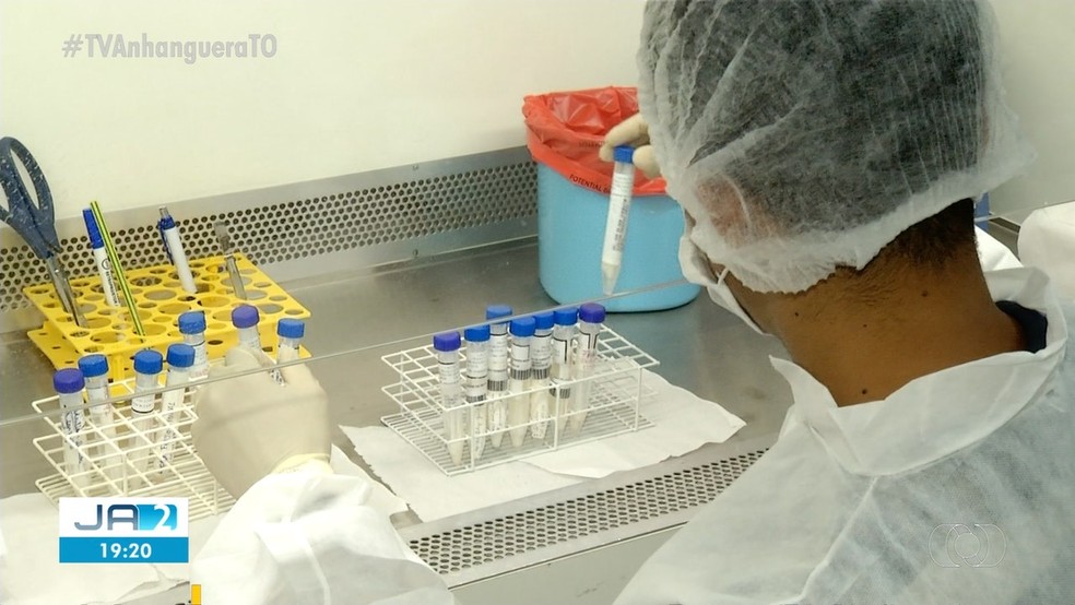 Testes de coronavírus no Tocantins — Foto: Reprodução/TV Anhanguera