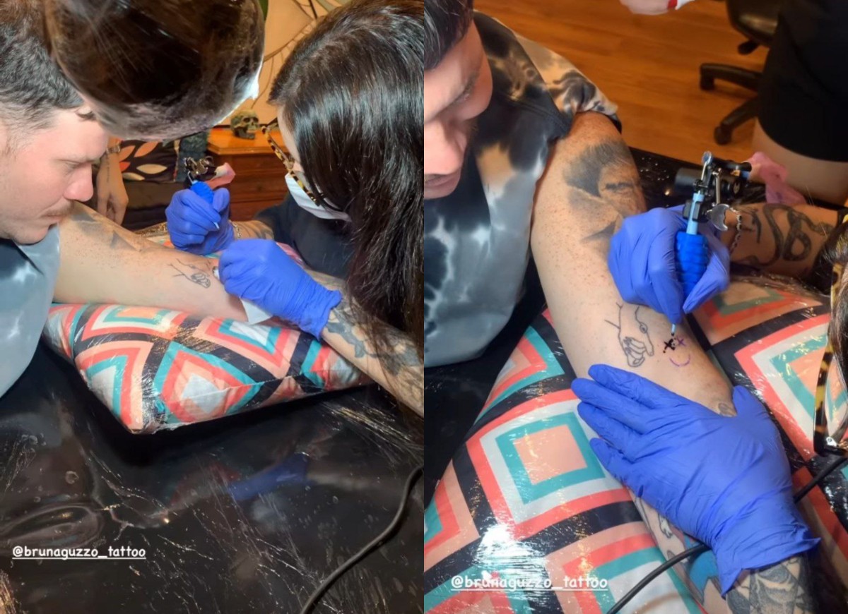 Ferrugem ganha tatuagem da mulher (Foto: Reprodução/Instagram)