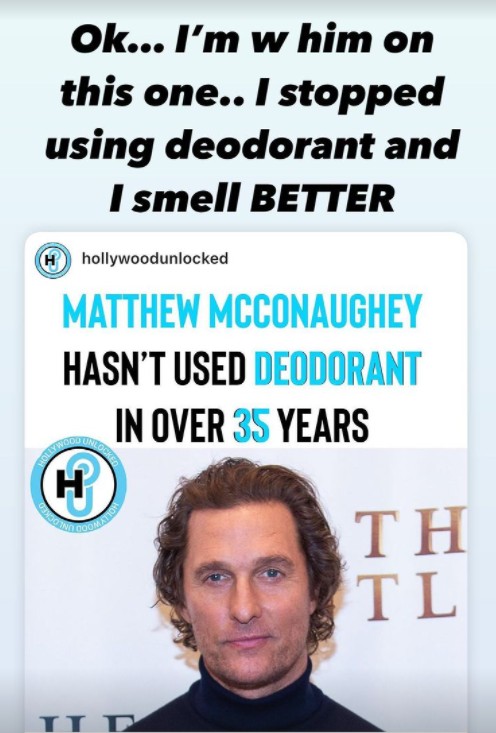 Lizzo diz que parou de usar desodorante (Foto: Reprodução/Instagram)