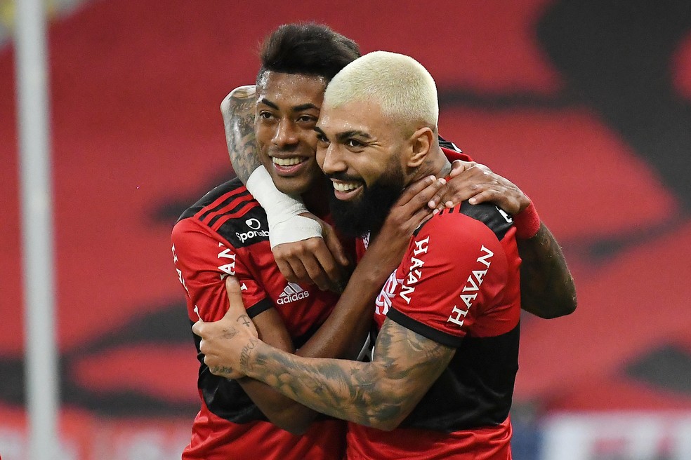 Flamengo x ABC Copa do Brasil Bruno Henrique Gabigol — Foto: Alexandre Durão