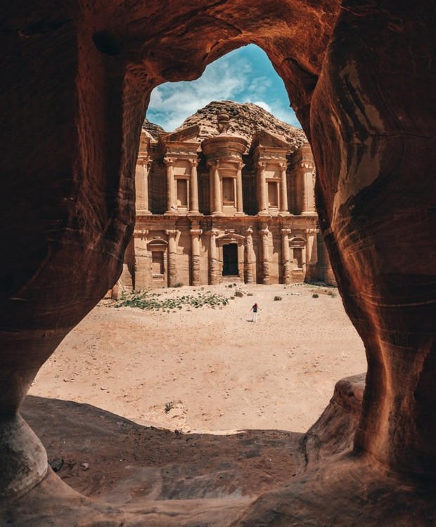 Tesouro em Petra, Patrimônio Mundial da UNESCO na Jordânia (Foto: Spencer Davis/Divulgação)