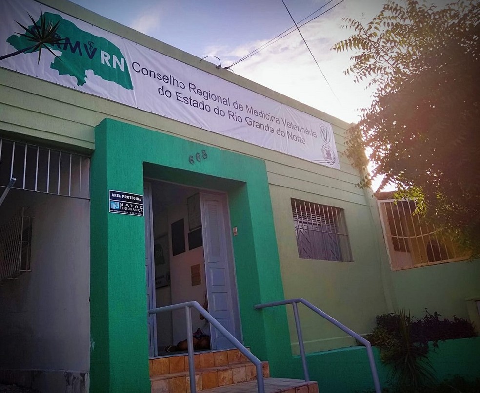 Sede do Conselho Regional de Medicina VeterinÃ¡ria do RN (CRMV-RN) â€” Foto: DivulgaÃ§Ã£o