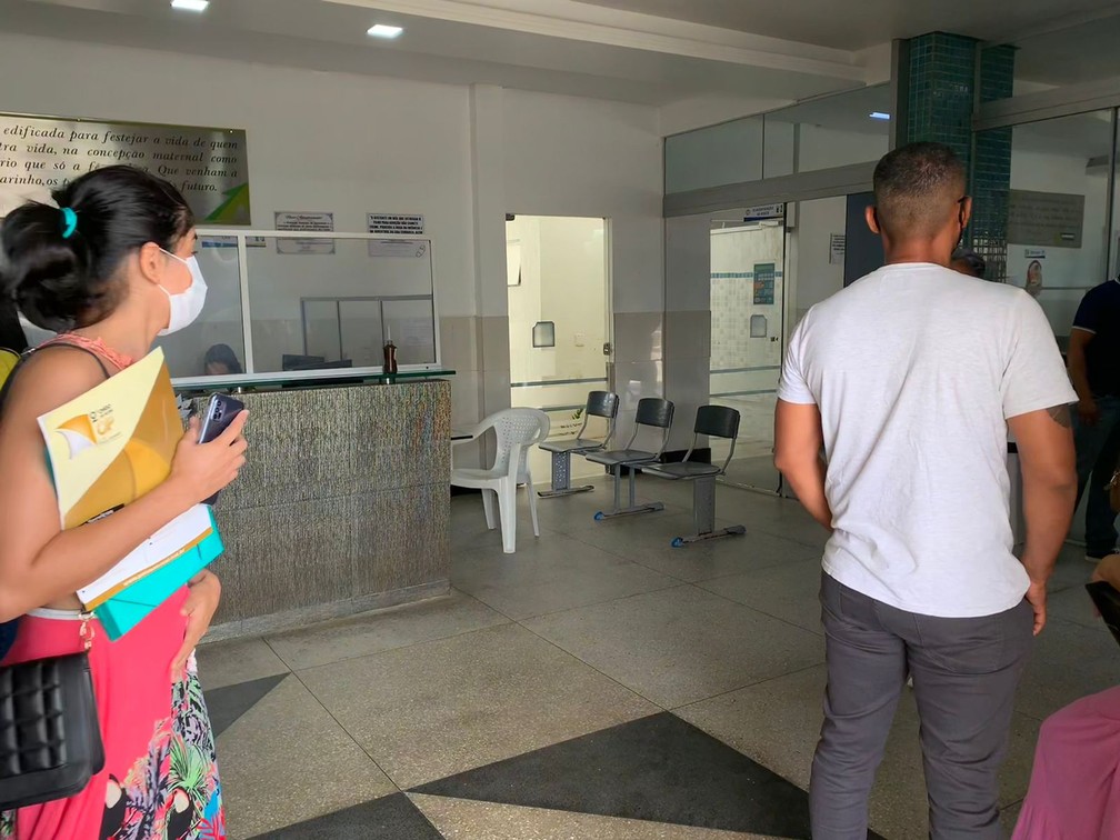 Maternidade Divino Amor n&atilde;o teve m&eacute;dicos obstetras no plant&atilde;o diurno e noturno da sexta-feira (7) em Parnamirim &mdash; Foto: Anna Alyne Cunha/Inter TV Cabugi