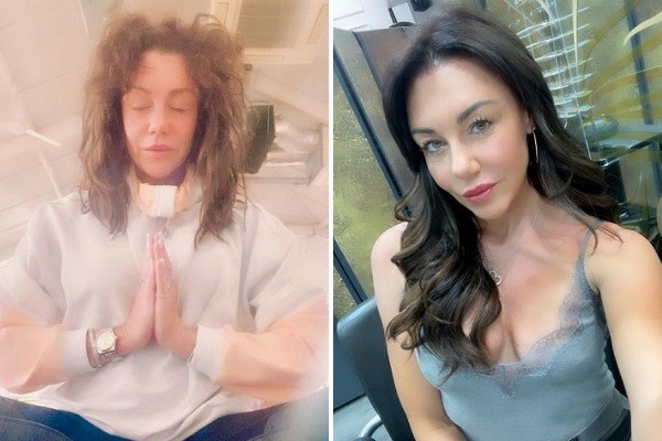 Michelle Heaton postou a transformação de seu cabelo nas redes sociais (Foto: Instagram)
