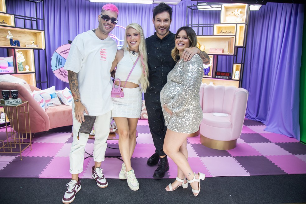 Gui Ara&uacute;jo, Karoline Lima, Eliezer e Viih Tube &mdash; Foto: Patr&iacute;cia Devoraes/Brazil News