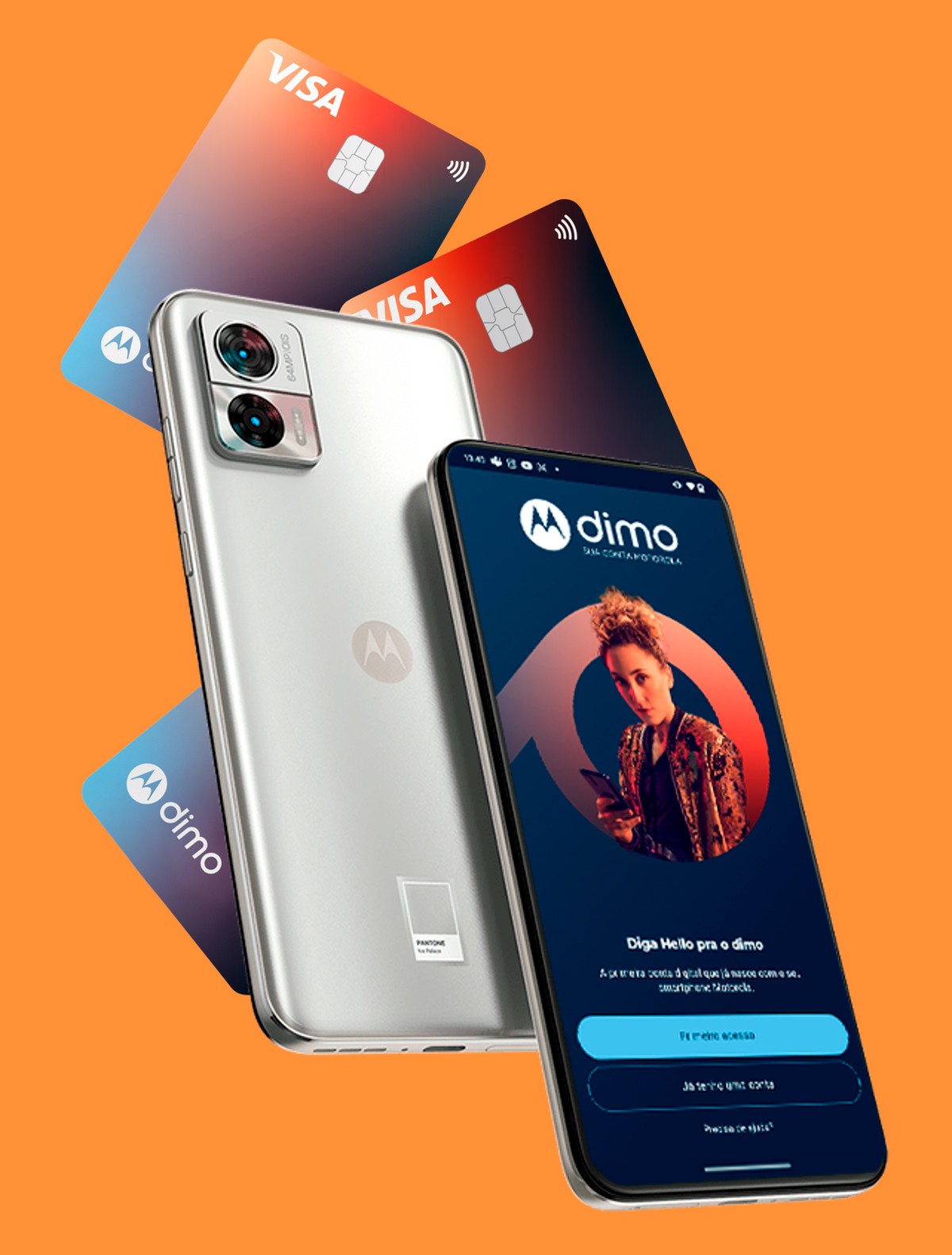 Motorola vira banco e lança conta digital grátis Dimo
