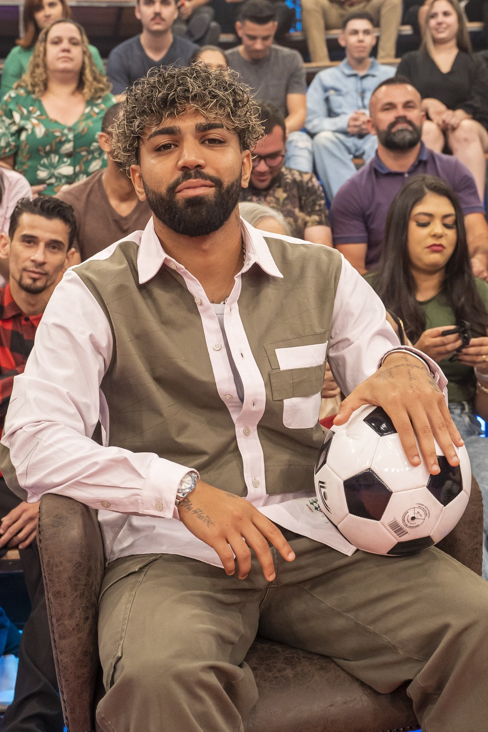 Gabigol, do Flamengo, &eacute; o convidado do Altas Horas deste s&aacute;bado &mdash; Foto:  Globo/Maur&iacute;cio Fidalgo