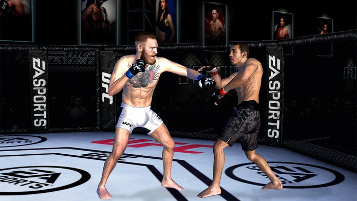 Connor e Aldo esão em novo game do UFC para dispositivos móveis (Foto: Divulgação)