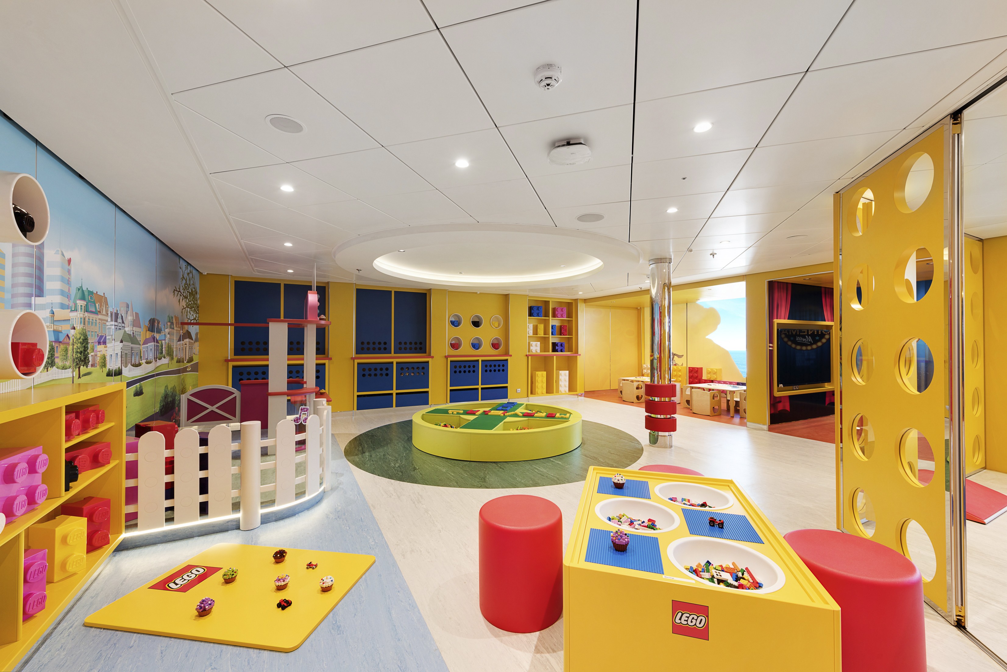 Outra área, desenvolvida em parceria com Lego (Foto: Divulgação)