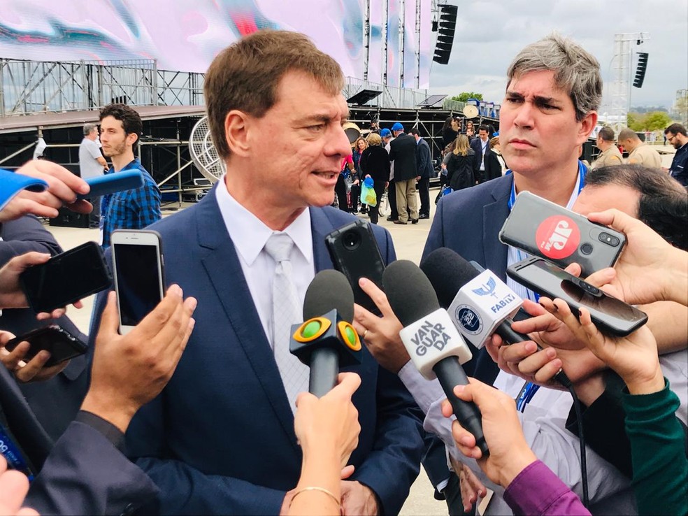 El presidente de Embraer, Francisco Gomes Neto - Foto: Robson Carvalho / TV Vanguarda