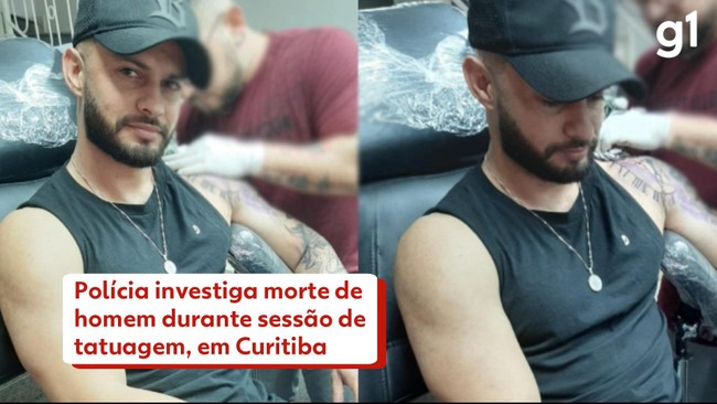 Polcia investiga morte de homem durante sesso de tatuagem, em Curitiba