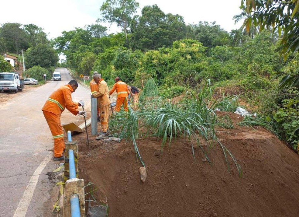 Governo do Estado faz operações em rodovias afetadas na Bahia — Foto: Governo da Bahia