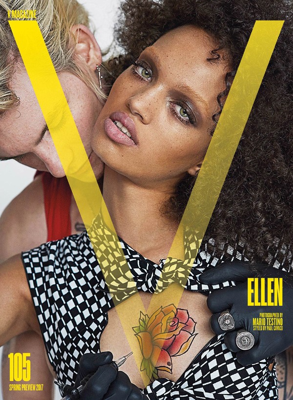 Ellen na capa da V Magazine (Foto: Divulgação)