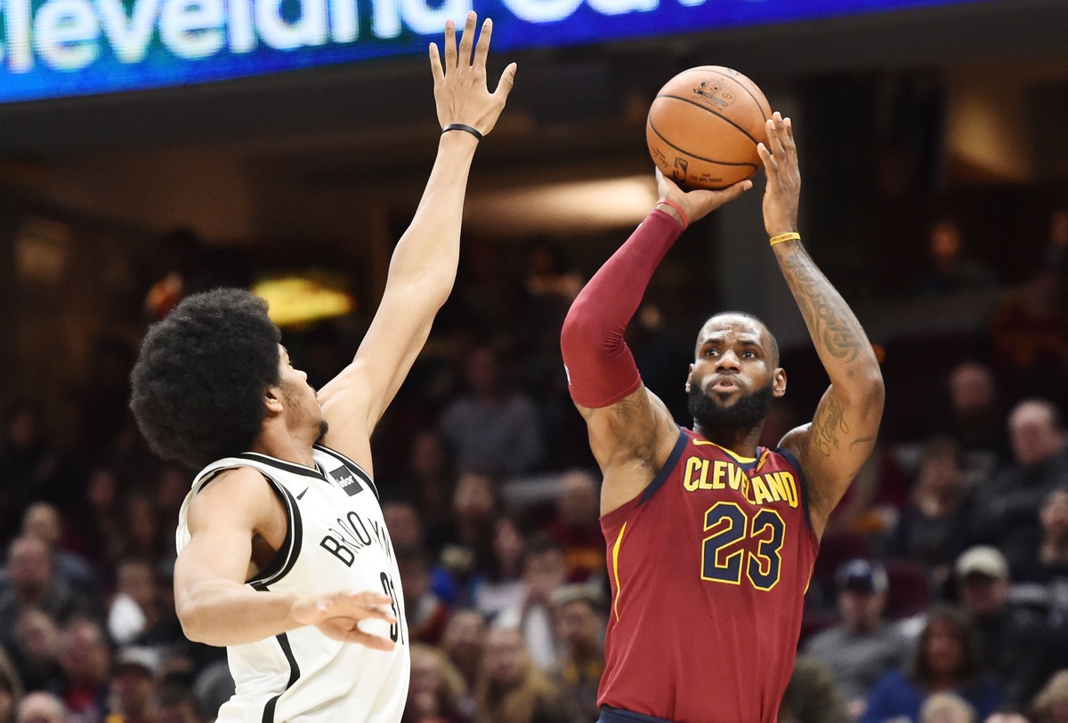 LeBron explode no último quarto, Cavs superam os Nets e vencem a sexta ...
