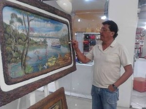 Artista colombiano expõe obras em Manaus (Foto: Divulgação)