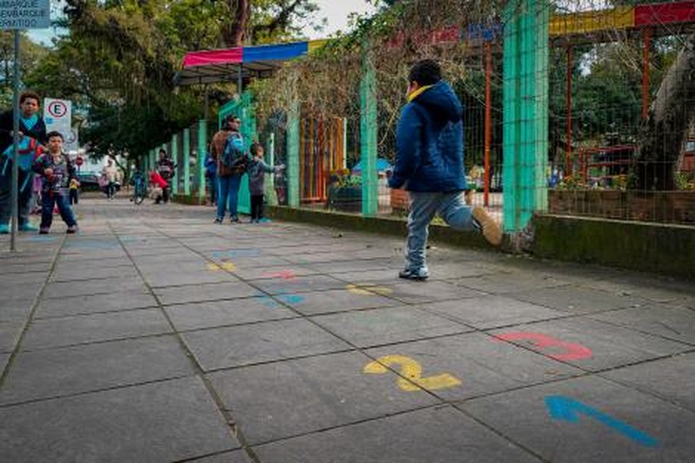 Escolas infantis já estão com aulas presenciais autorizadas em Porto Alegre — Foto: Divulgação/PMPA