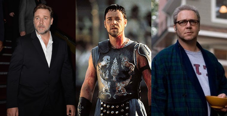 A imagem que vem à mente quando citado o nome de Russell Crowe é a do general romano Maximus, em ‘Gladiador’ (2000). Oito anos depois, o ator brinda a plateia com uma transformação radical em ‘Rede de Mentiras’. Para o papel, ele engordou quase 29 kg. (Foto: Getty Images/Reprodução)